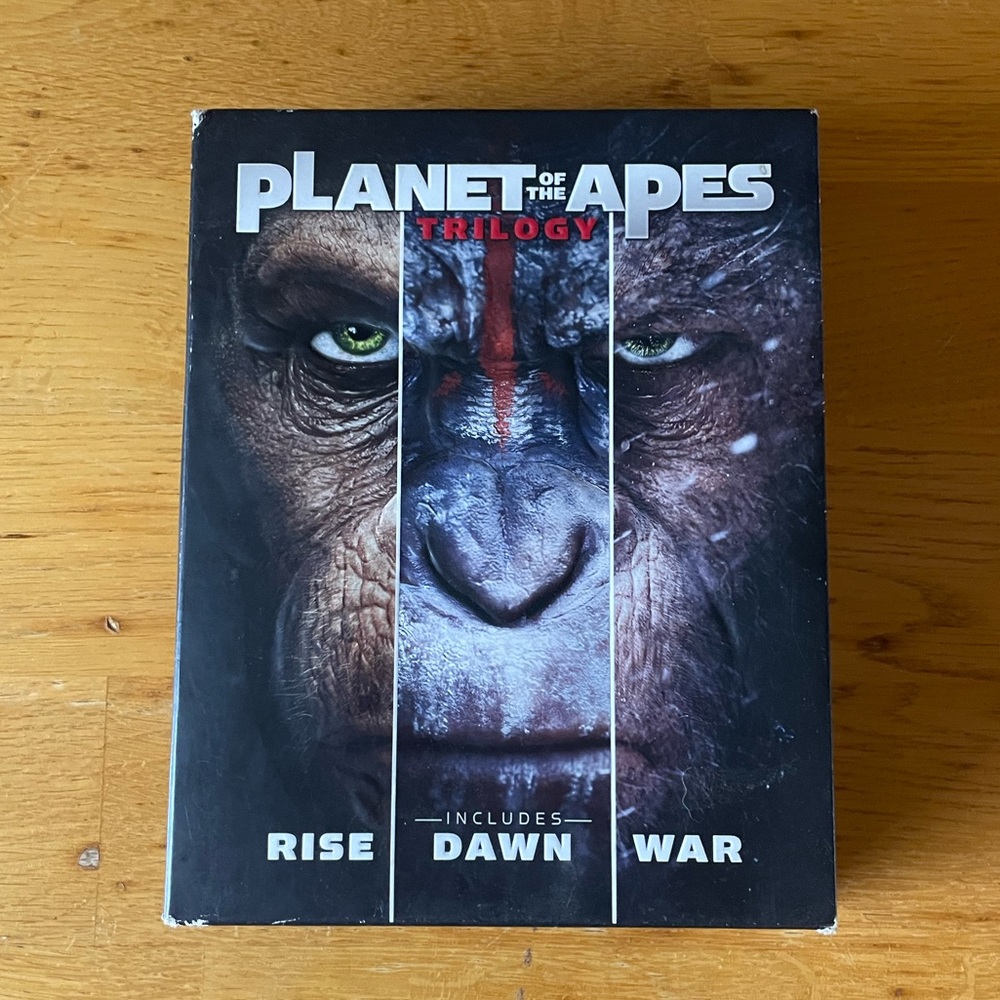 Planet of the Apes Trilogy DVD/Blu‑ray Box Set - Black